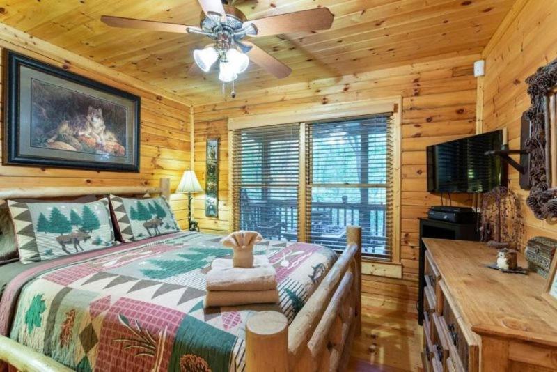 Mountain Spirit Cabin - Fireplace And Hot Tub Villa Blue Ridge Exterior foto